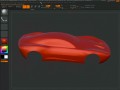Car design process using Maya and ZBrush 