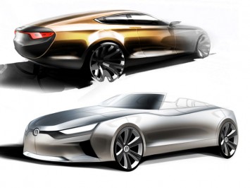 Concept design sketches by LTU Design Students