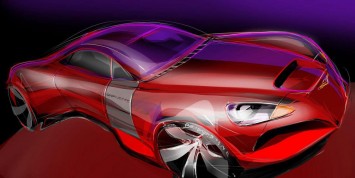 Corvette Concept design sketch by Tim O’Donnell