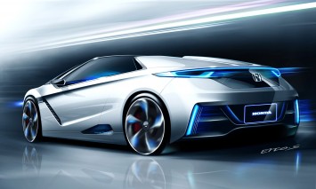 Honda EV-STER Concept Design Sketch