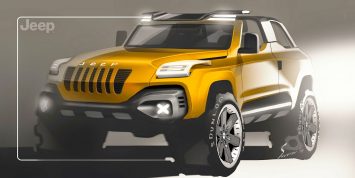 Jeep Concept Design Sketch by Alex Suvorov