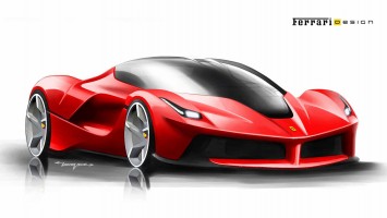 LaFerrari design Sketch