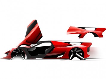 LaFerrari Design Sketch