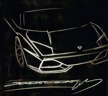 Lamborghini Gallardo Design Sketch
