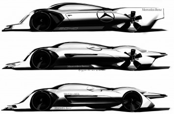 Mercedes-Benz Le Mans 2040 Concept Design Sketch by Minb Yung Yoon