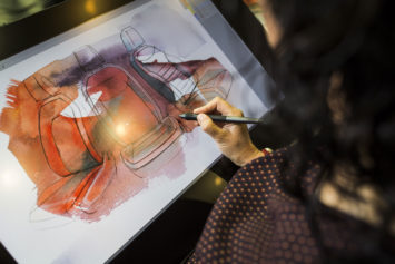 New Seat Ibiza Design Process Desiogn sketching