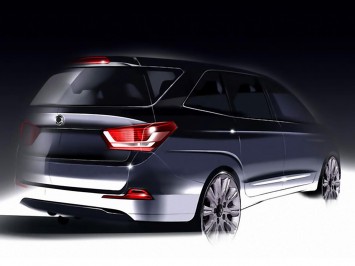 Ssangyong Rodius - Design Sketch