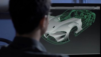 Toyota FT-1 Concept - CAD screenshot