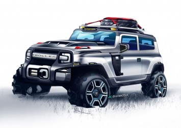 Troller Concept Design Sketch by Ford exterior designer José Carlos Barbosa Junior