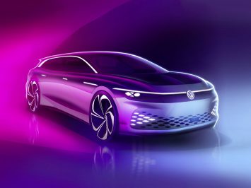 Volkswagen ID. Space Vizzion Concept Design Sketch Render