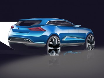 Volkswagen Touareg Concept Design Sketch by Jaime Cervantes